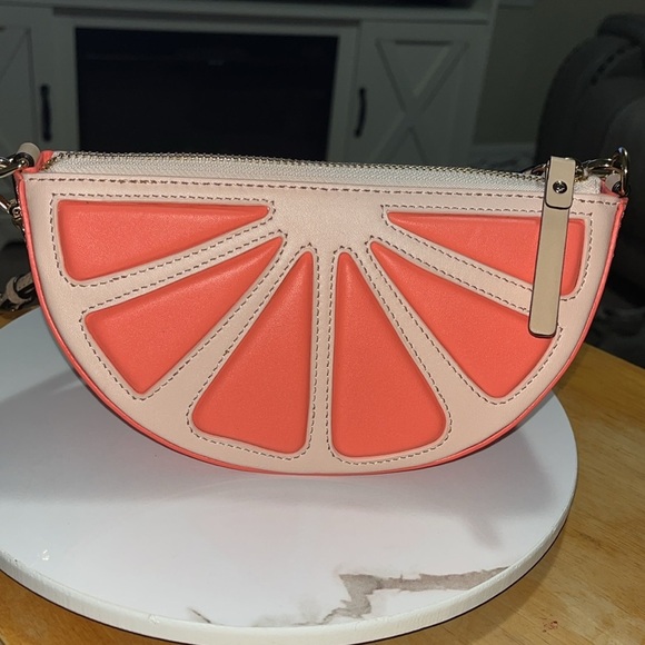 Kate Spade Grapefruit Shoulder/Crossbody “Flights Of Fancy” - Picture 6 of 16